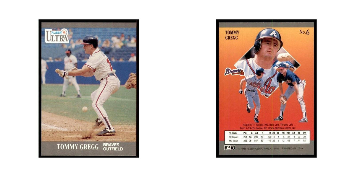Tommy Gregg 1991 Fleer Ultra #6 Baseball Cards Baseball Card NM
