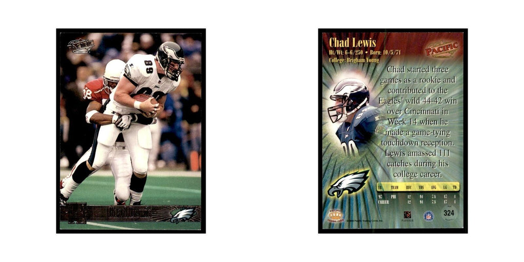 Chad Lewis 1998 Pacific #324 Football Cards Football Card NM