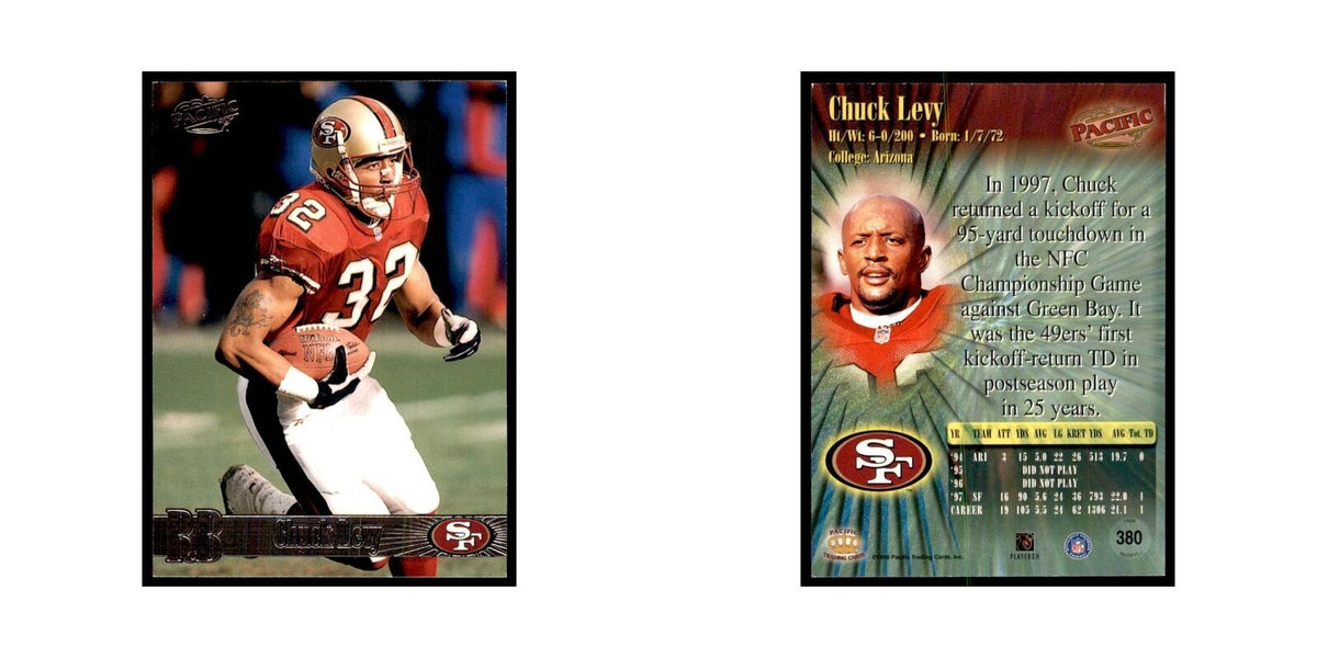 Chuck Levy 1998 Pacific #380 Football Cards Football Card NM