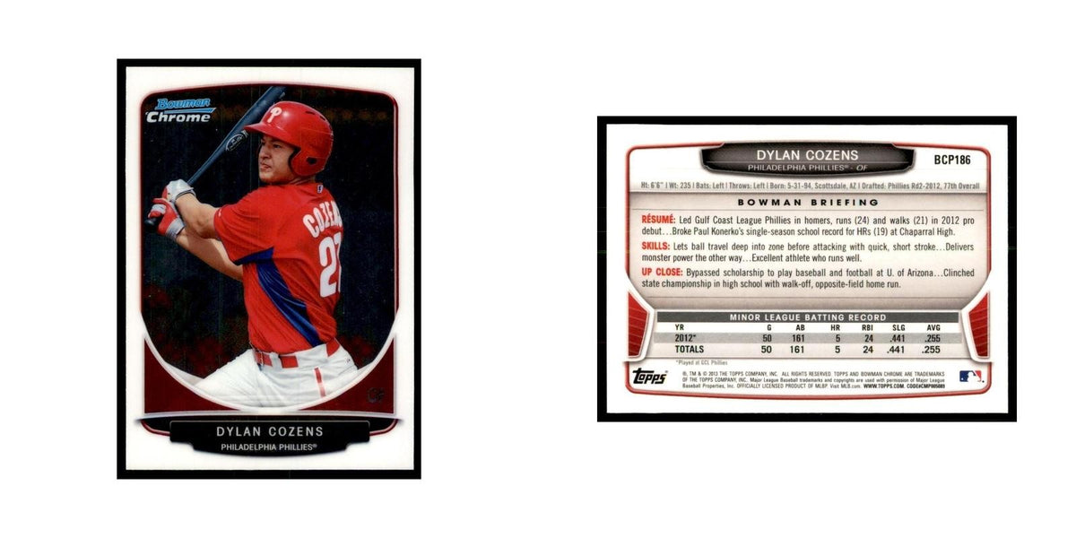Dylan Cozens 2013 Bowman Chrome #BCP186 Baseball Cards Baseball Card NM