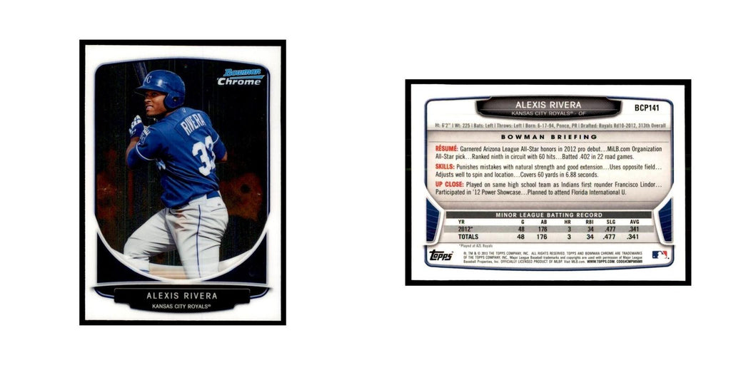 Alexis Rivera 2013 Bowman Chrome #BCP141 Baseball Cards Baseball Card NM