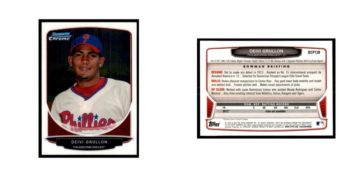 Deivi Grullon 2013 Bowman Chrome #BCP128 Baseball Cards Baseball Card NM
