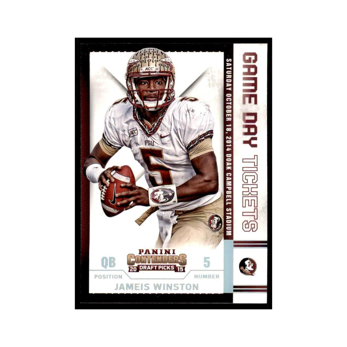 Jameis Winston 2015 Panini Contenders Draft Picks #22 Football Cards NM