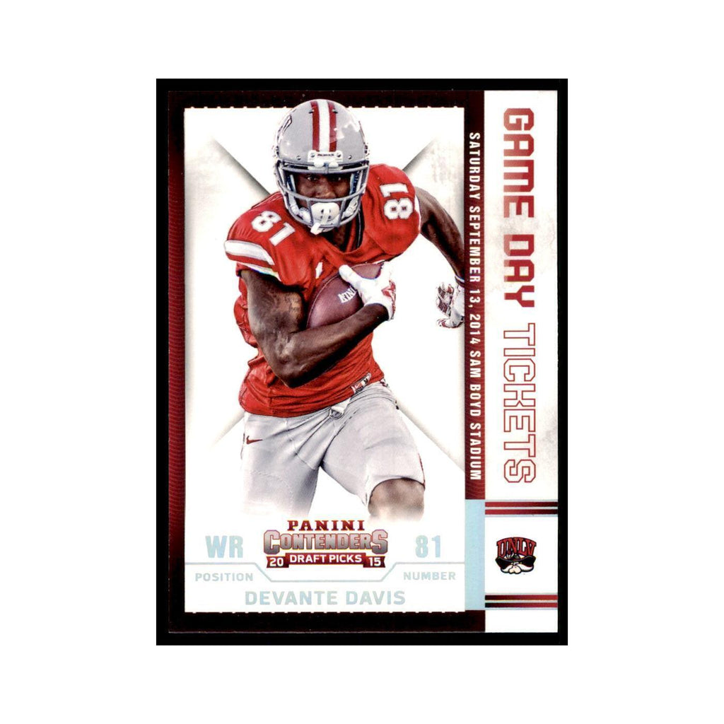 Devante Davis 2015 Panini Contenders Draft Picks #65 Football Cards NM