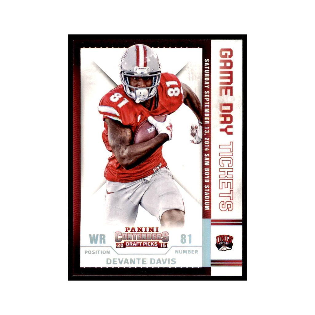 Devante Davis 2015 Panini Contenders Draft Picks #65 Football Cards NM