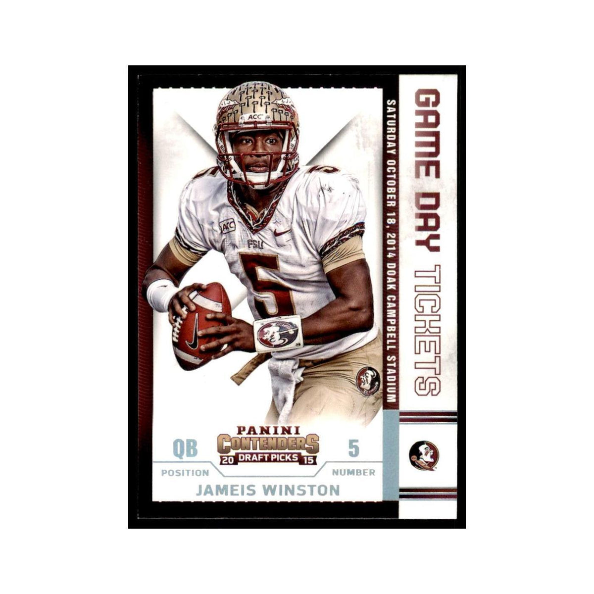 Jameis Winston 2015 Panini Contenders Draft Picks #22 Football Cards NM