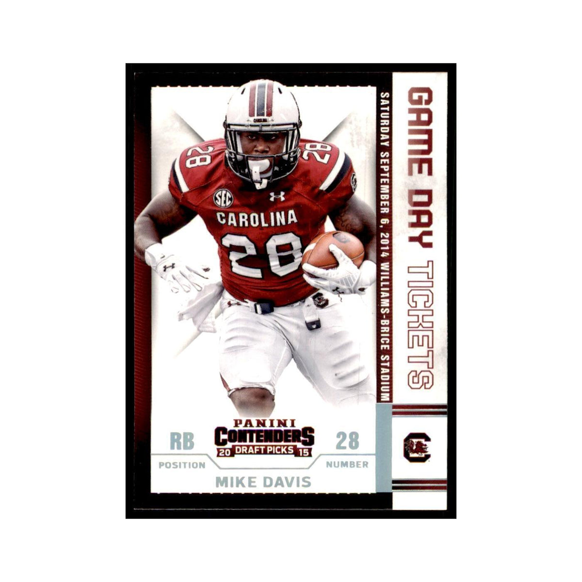 Mike Davis 2015 Panini Contenders Draft Picks #33 Football Cards NM