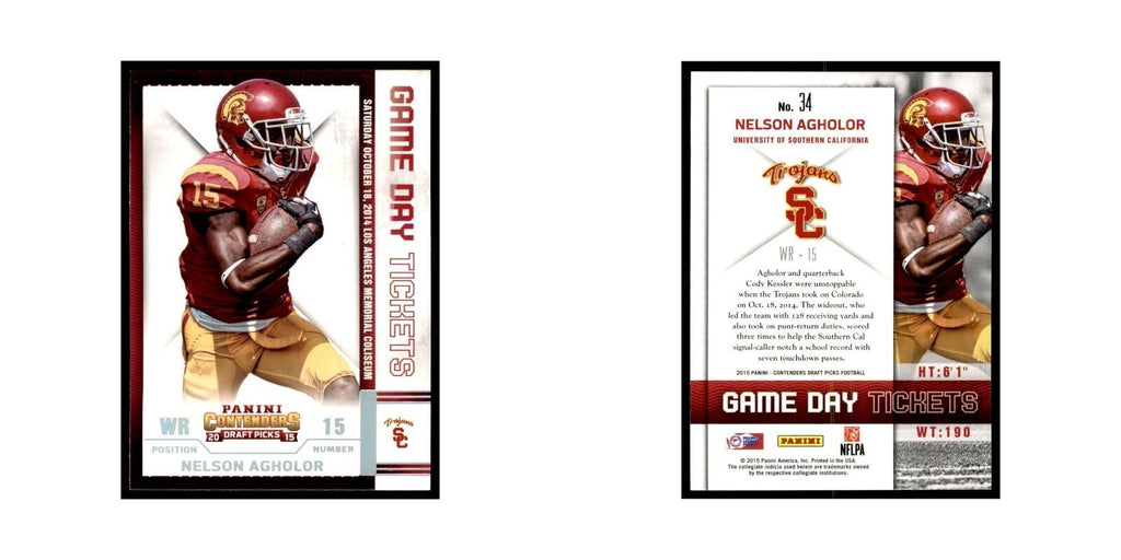 Nelson Agholor 2015 Panini Contenders Draft Picks #34 Football Cards NM