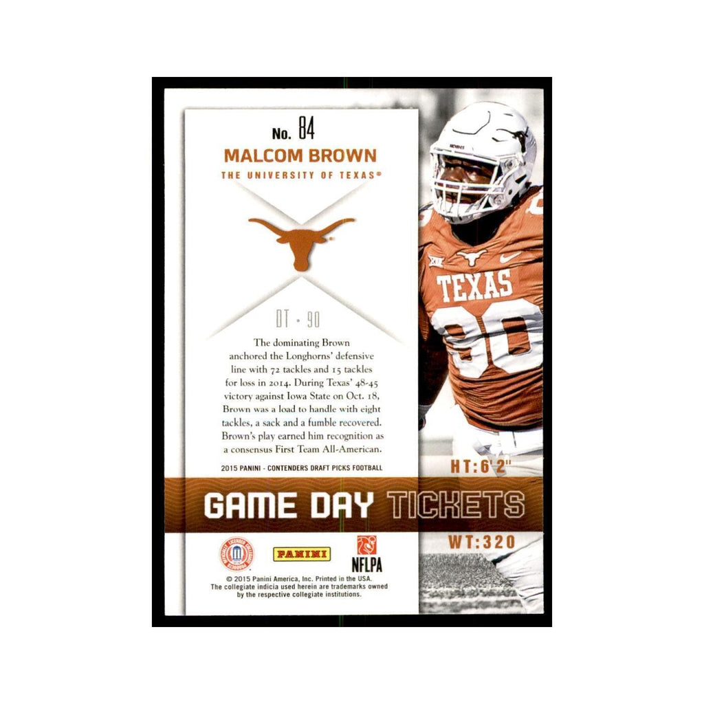 Malcom Brown 2015 Panini Contenders Draft Picks #84 Football Cards NM