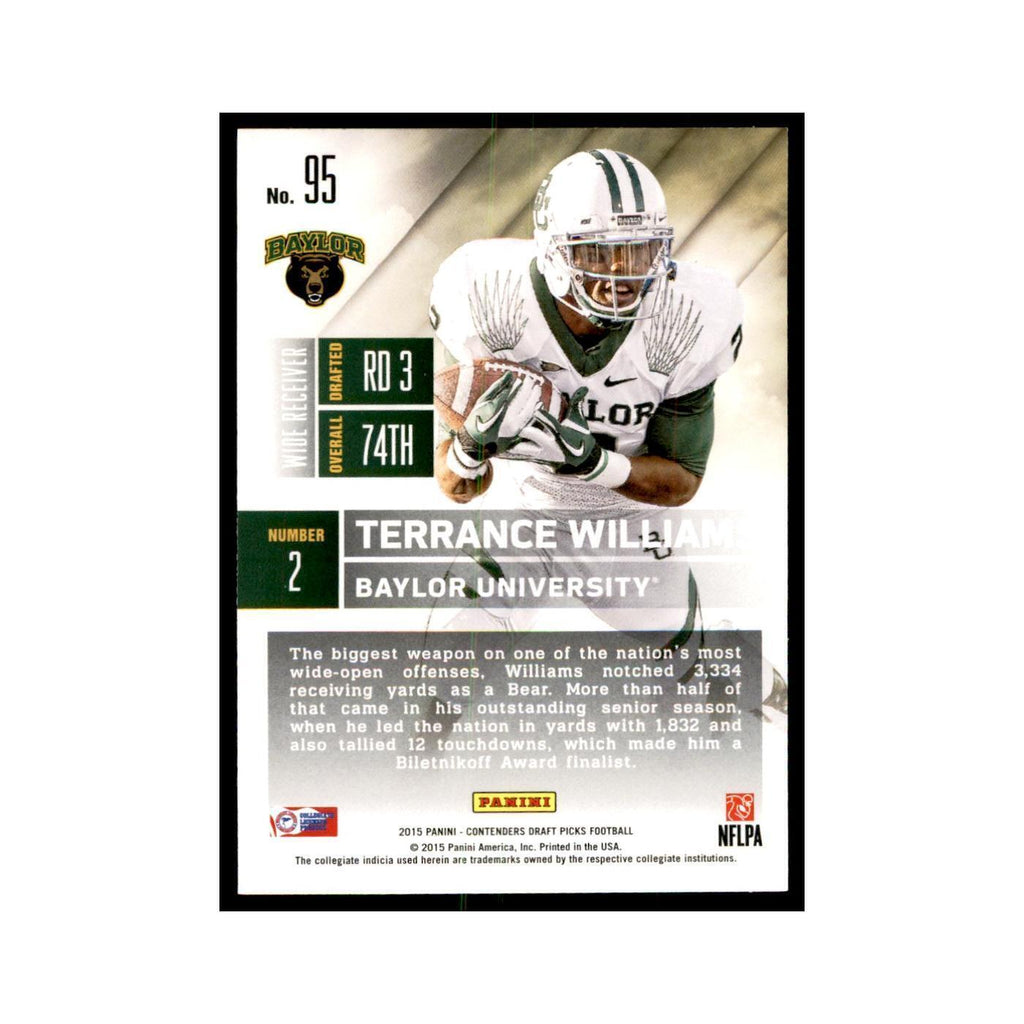 Terrance Williams 2015 Panini Contenders Draft Picks #95 Football Cards NM