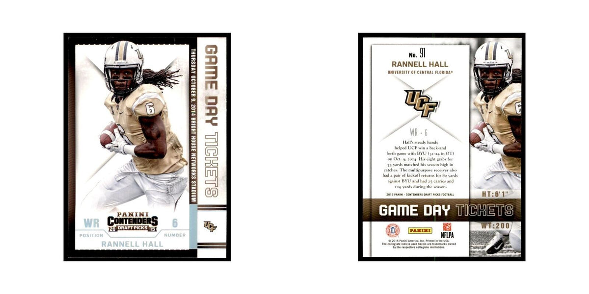 Rannell Hall 2015 Panini Contenders Draft Picks #91 Football Cards NM