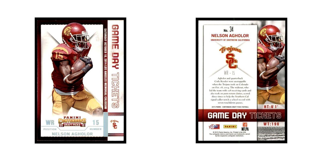 Nelson Agholor 2015 Panini Contenders Draft Picks #34 Football Cards NM