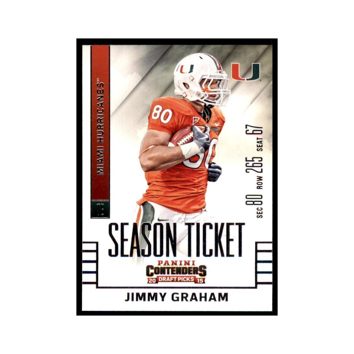 Jimmy Graham 2015 Panini Contenders Draft Picks #47 Football Cards NM