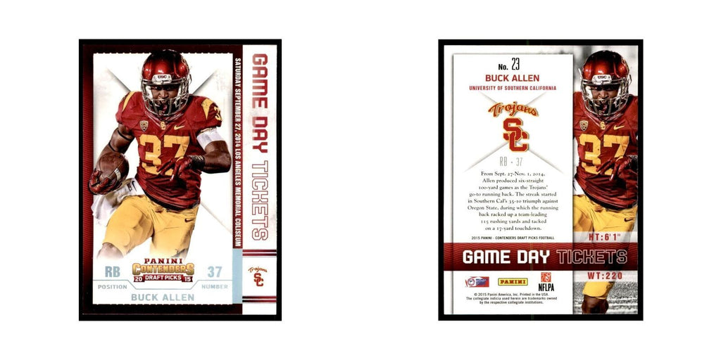 Buck Allen 2015 Panini Contenders Draft Picks #23 Football Cards NM