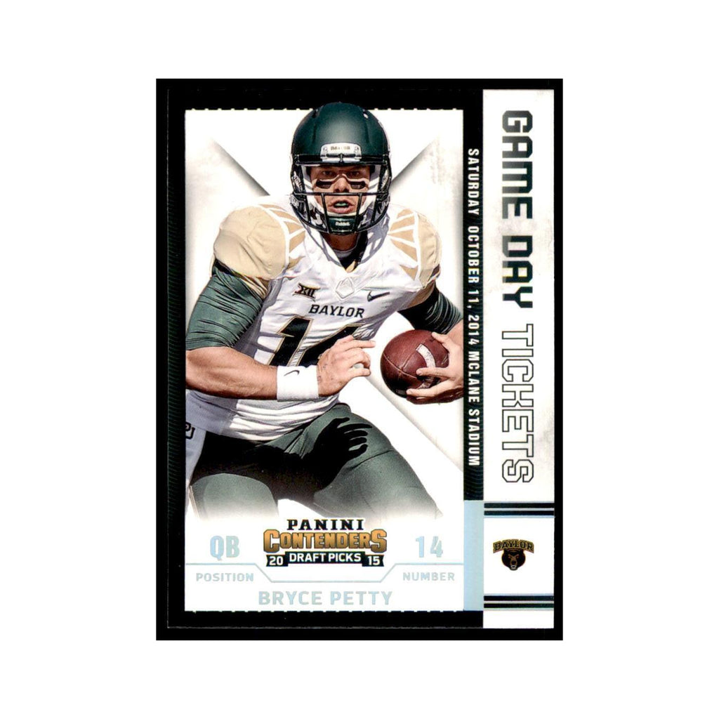Bryce Petty 2015 Panini Contenders Draft Picks #7 Football Cards NM