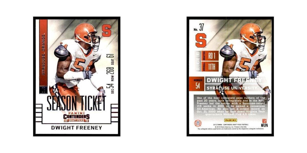 Dwight Freeney 2015 Panini Contenders Draft Picks #37 Football Cards NM