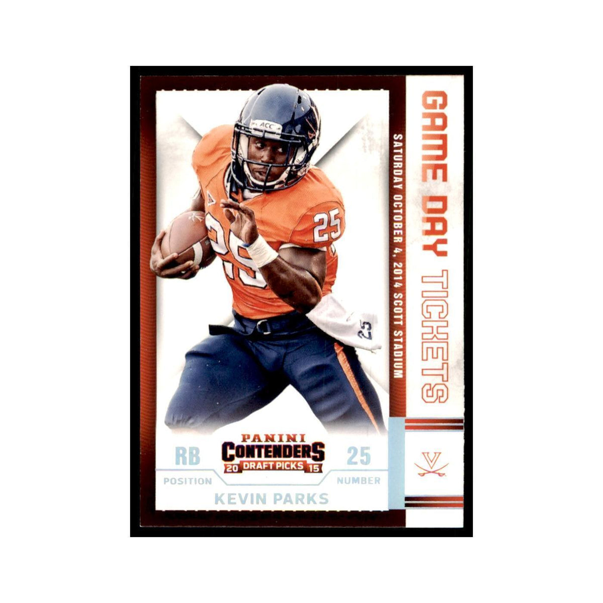 Kevin Parks 2015 Panini Contenders Draft Picks #81 Football Cards NM