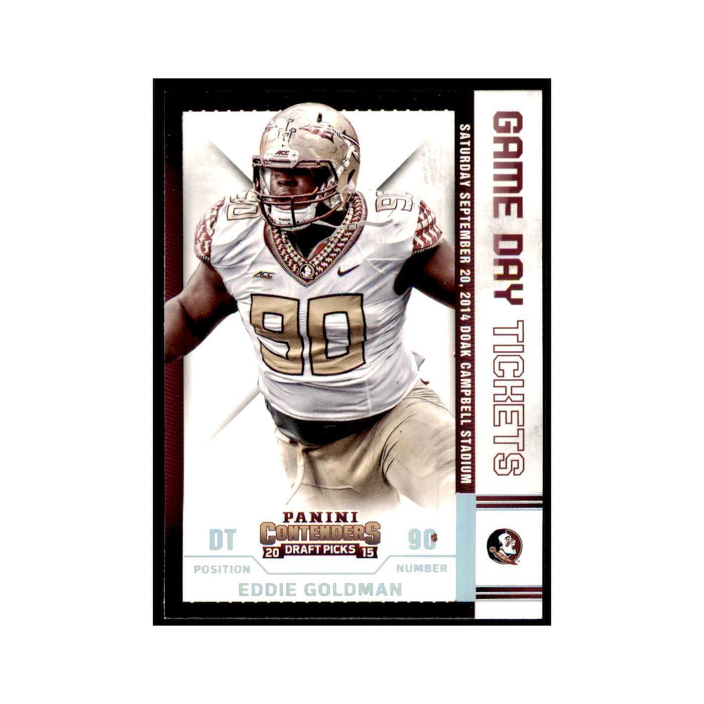 Eddie Goldman 2015 Panini Contenders Draft Picks #19 Football Cards NM