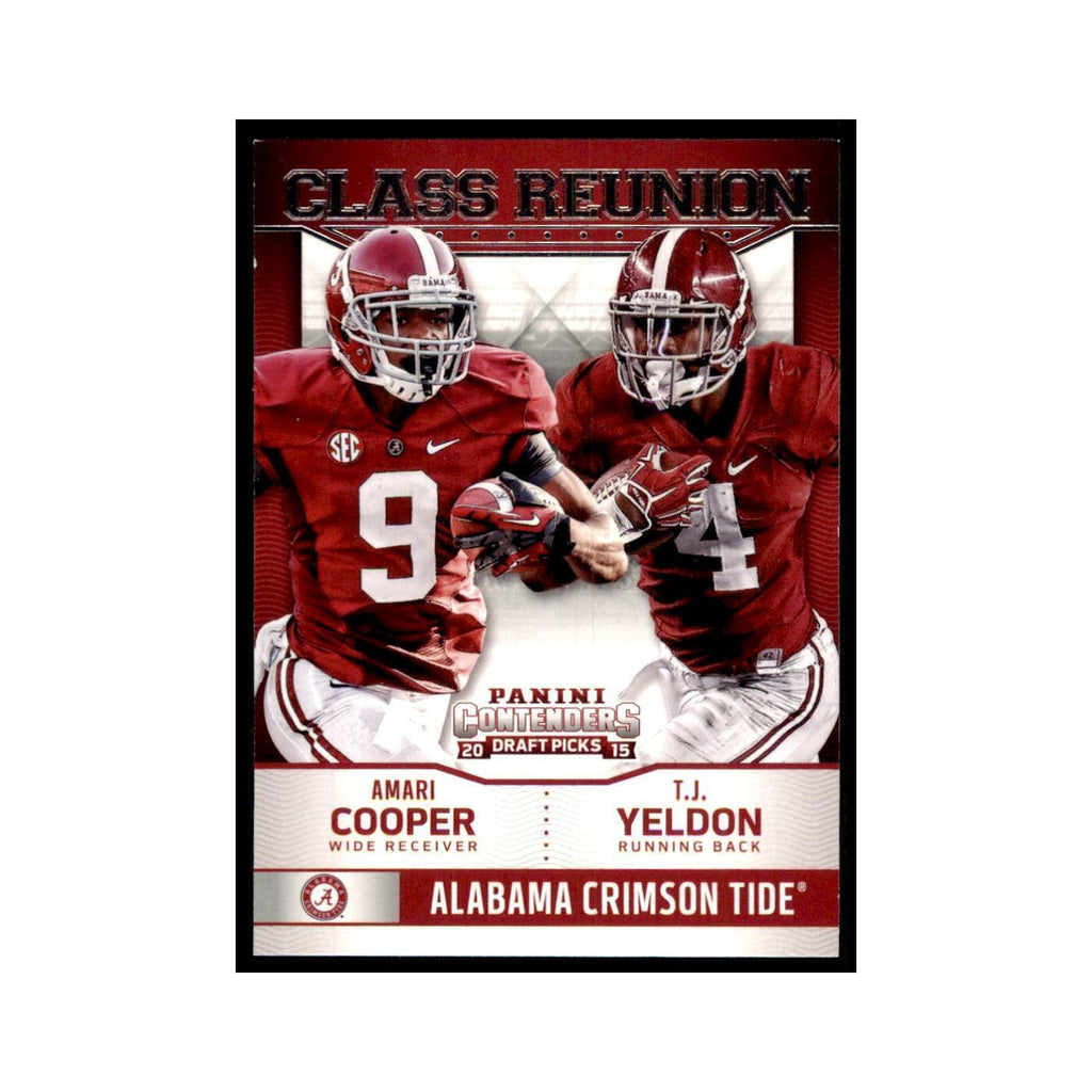 Amari Cooper T.J. Yeldon 2015 Panini Contenders Draft Picks #17 NM