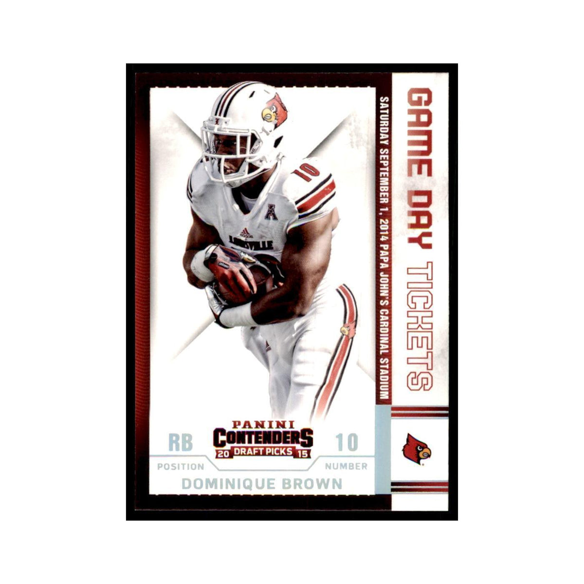Dominique Brown 2015 Panini Contenders Draft Picks #68 Football Cards NM