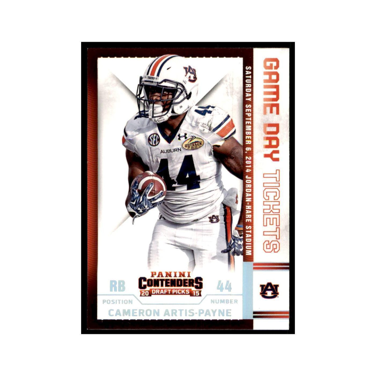 Cameron Artis-Payne 2015 Panini Contenders Draft Picks #8 Football Cards NM