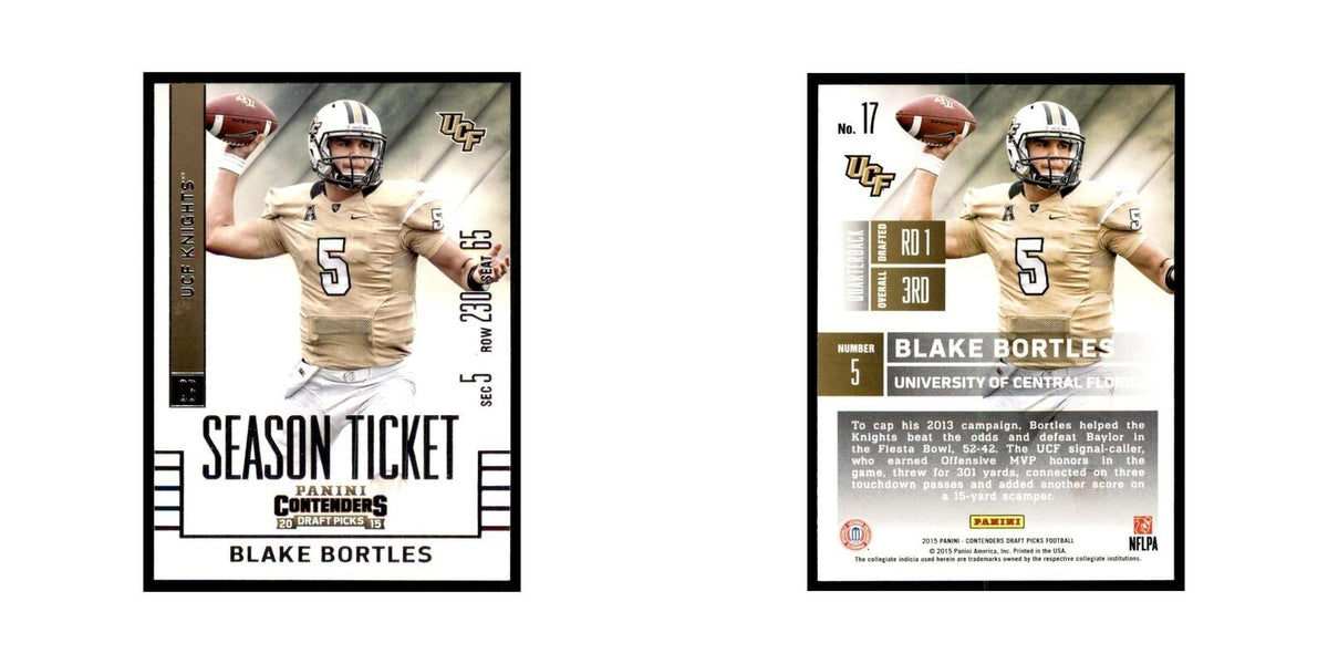 Blake Bortles 2015 Panini Contenders Draft Picks #17 Football Cards NM