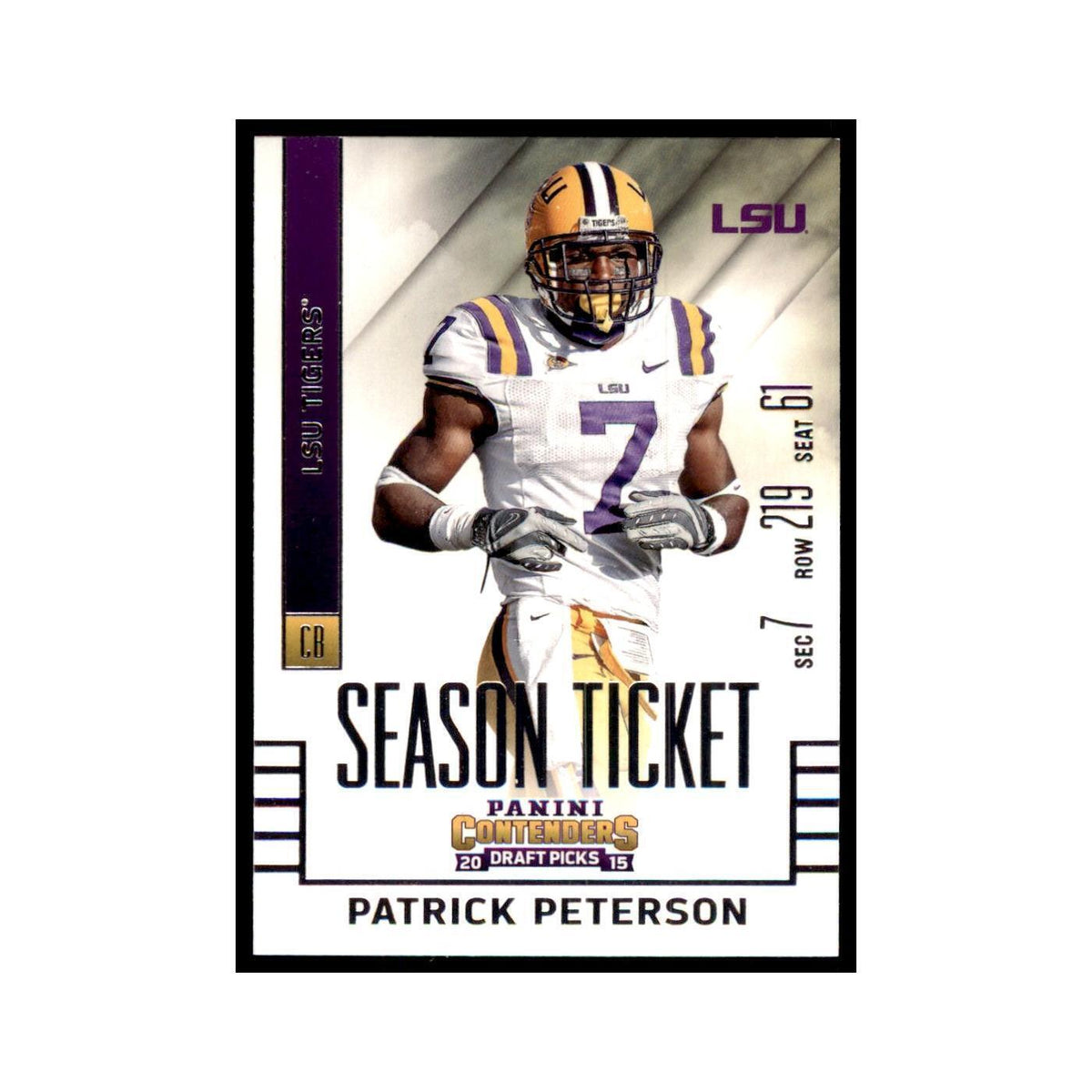 Patrick Peterson 2015 Panini Contenders Draft Picks #79 Football Cards NM