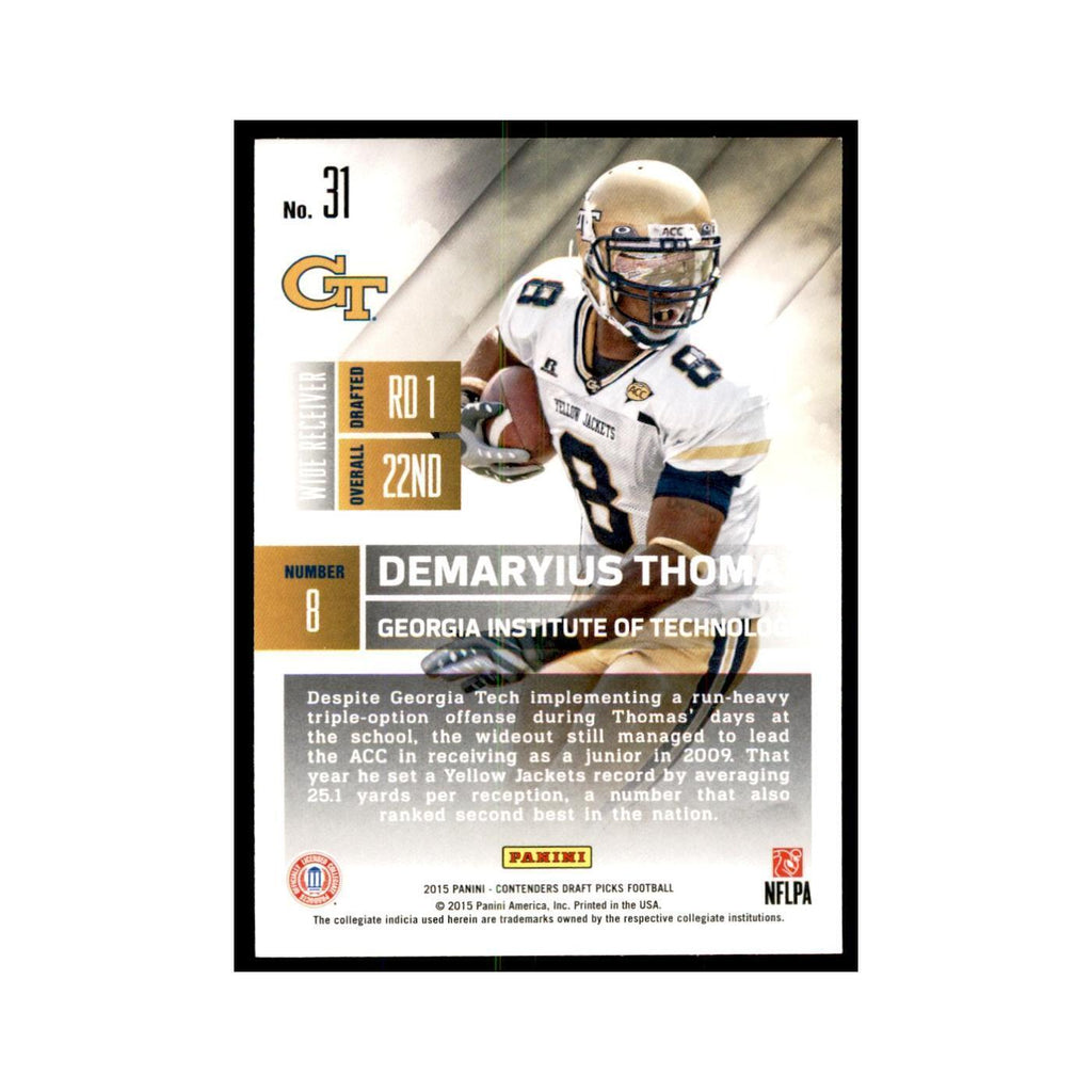 Demaryius Thomas 2015 Panini Contenders Draft Picks #31 Football Cards NM