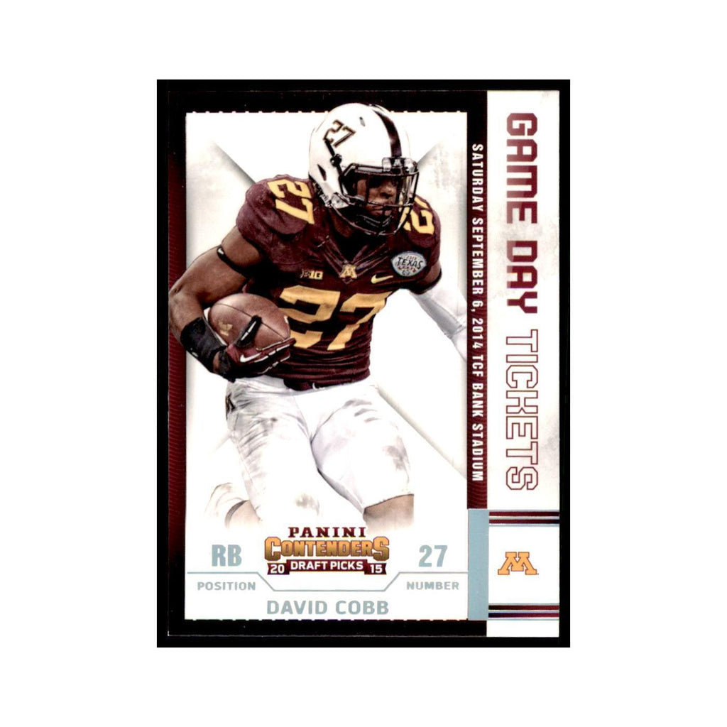 David Cobb 2015 Panini Contenders Draft Picks #13 Football Cards NM
