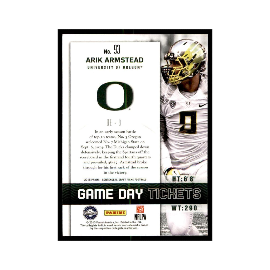Arik Armstead 2015 Panini Contenders Draft Picks #93 Football Cards NM