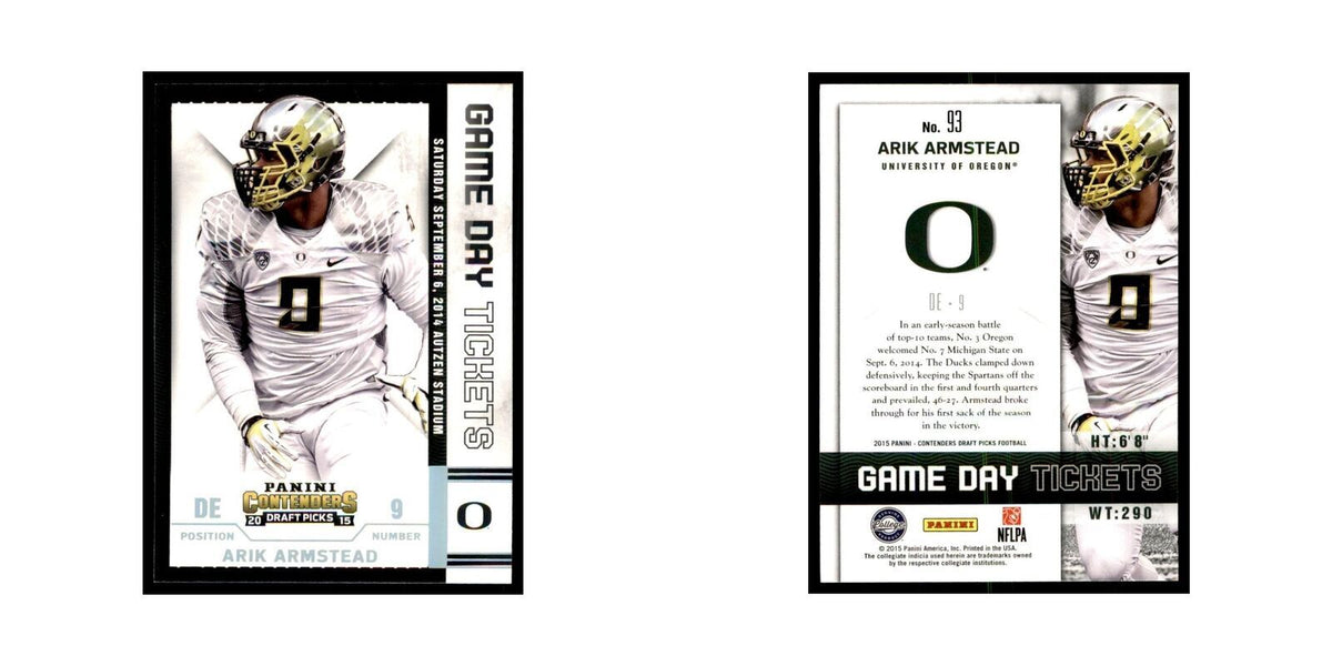 Arik Armstead 2015 Panini Contenders Draft Picks #93 Football Cards NM