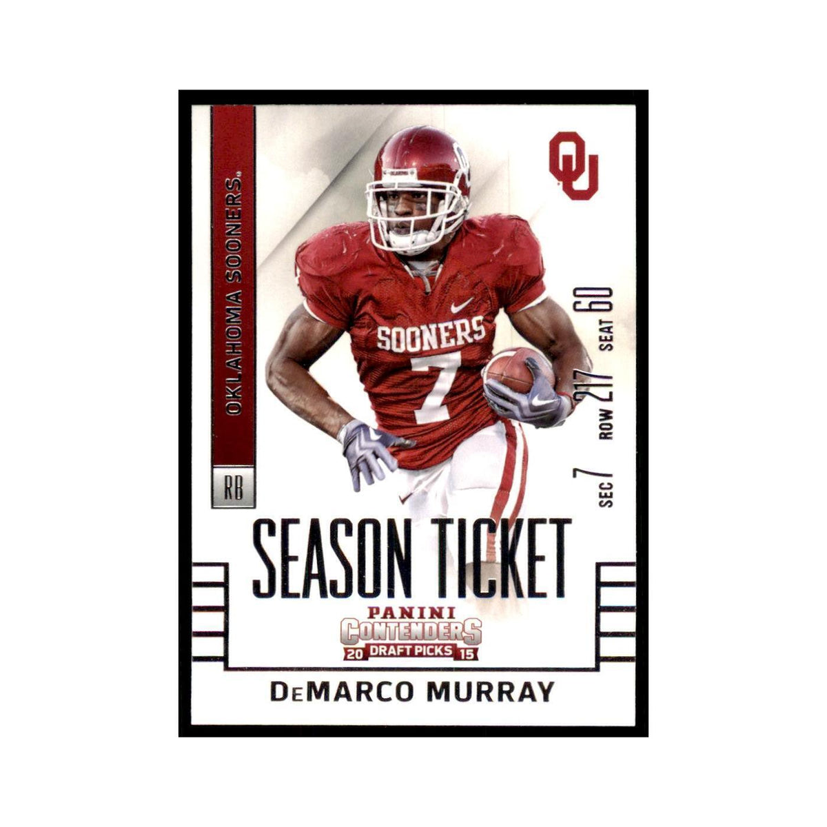DeMarco Murray 2015 Panini Contenders Draft Picks #30 Football Cards NM