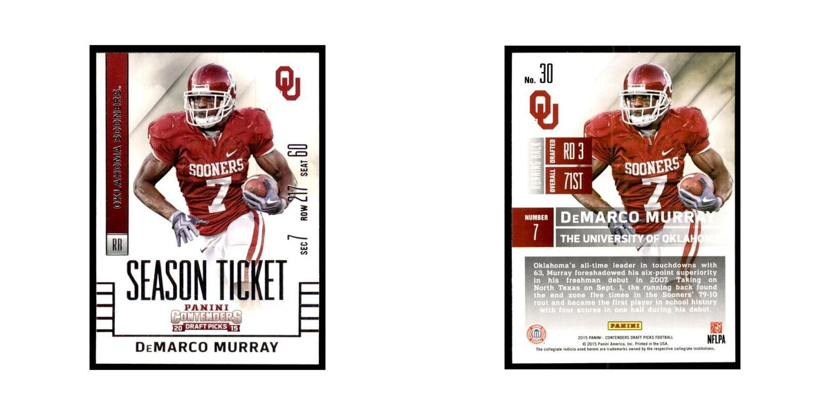 DeMarco Murray 2015 Panini Contenders Draft Picks #30 Football Cards NM