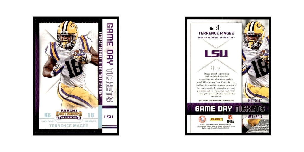 Terrence Magee 2015 Panini Contenders Draft Picks #94 Football Cards NM