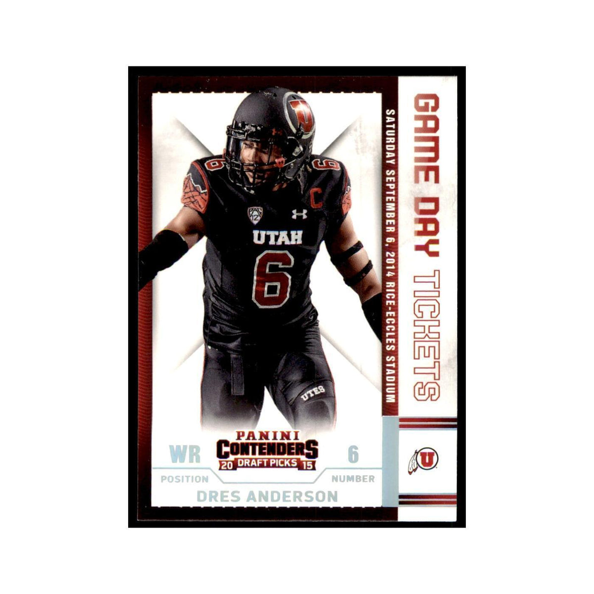 Dres Anderson 2015 Panini Contenders Draft Picks #17 Football Cards NM