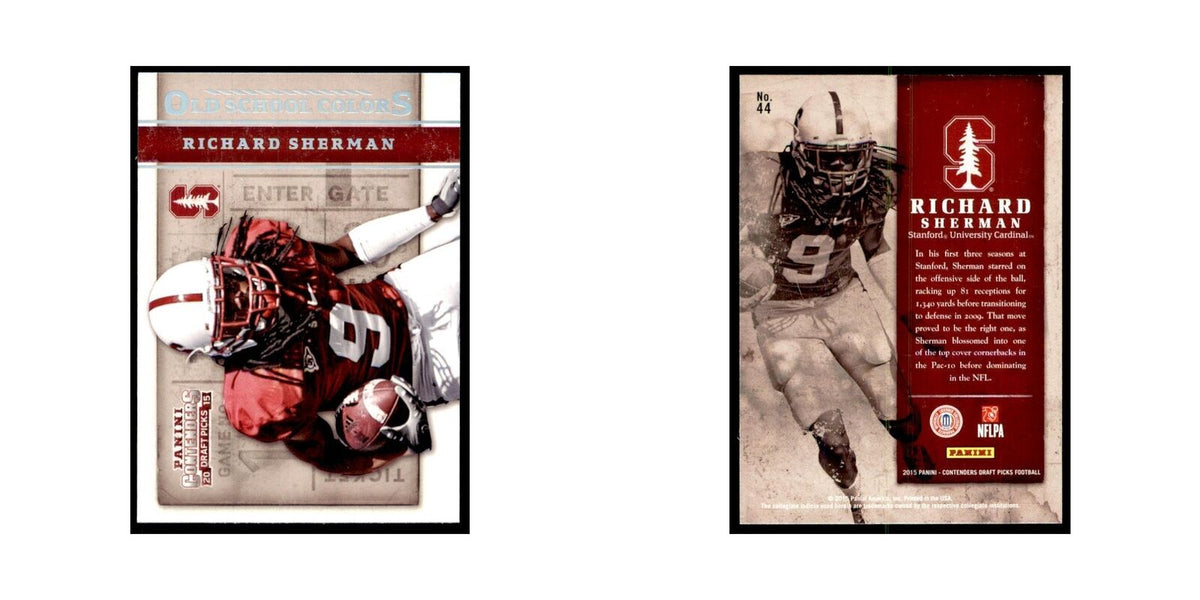 Richard Sherman 2015 Panini Contenders Draft Picks #44 Football Cards NM