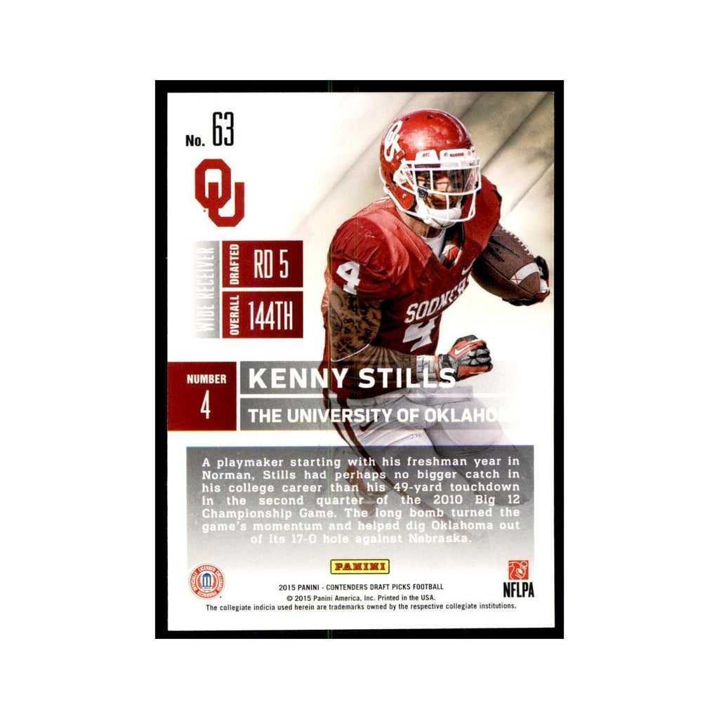Kenny Stills 2015 Panini Contenders Draft Picks #63 Football Cards NM