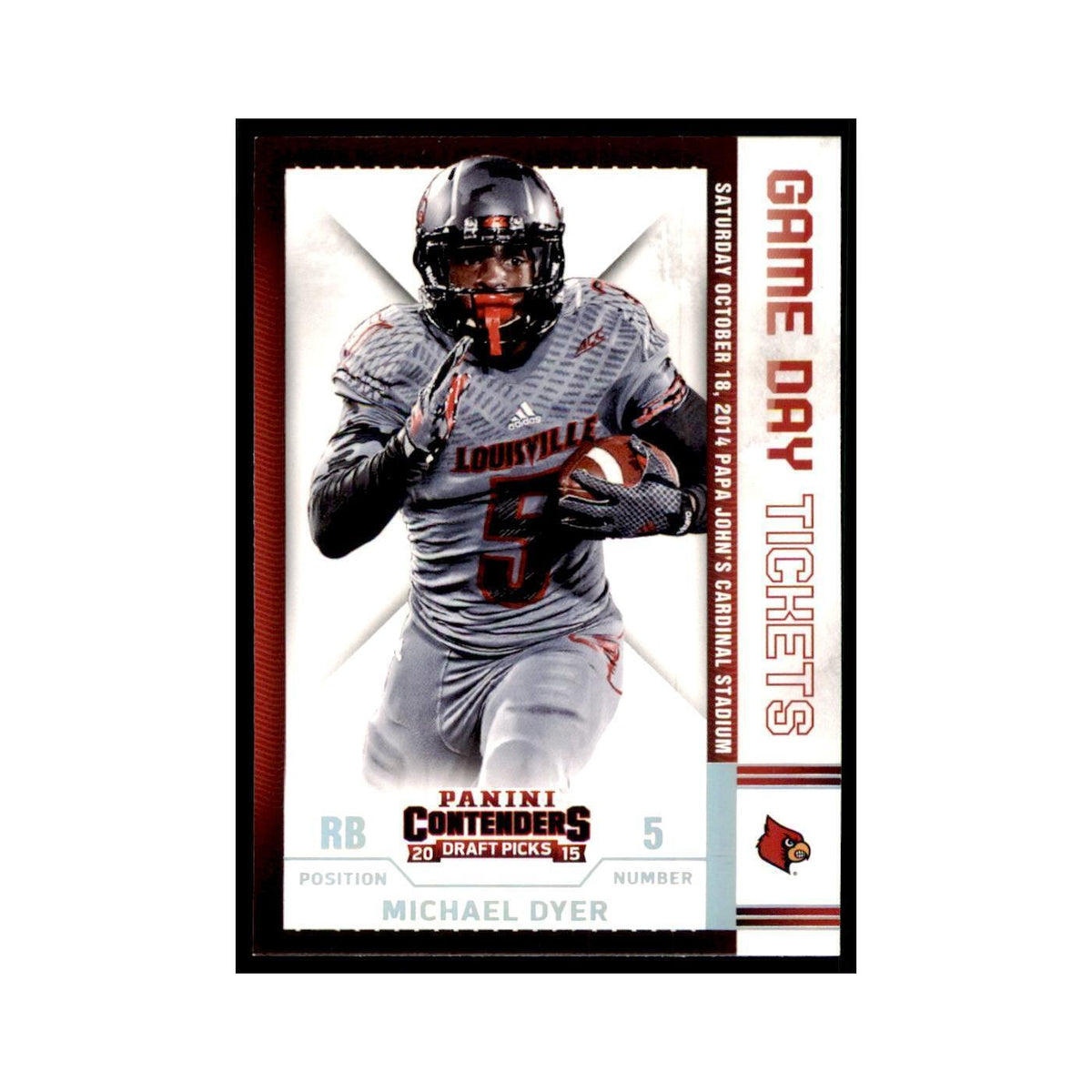 Michael Dyer 2015 Panini Contenders Draft Picks #62 Football Cards NM