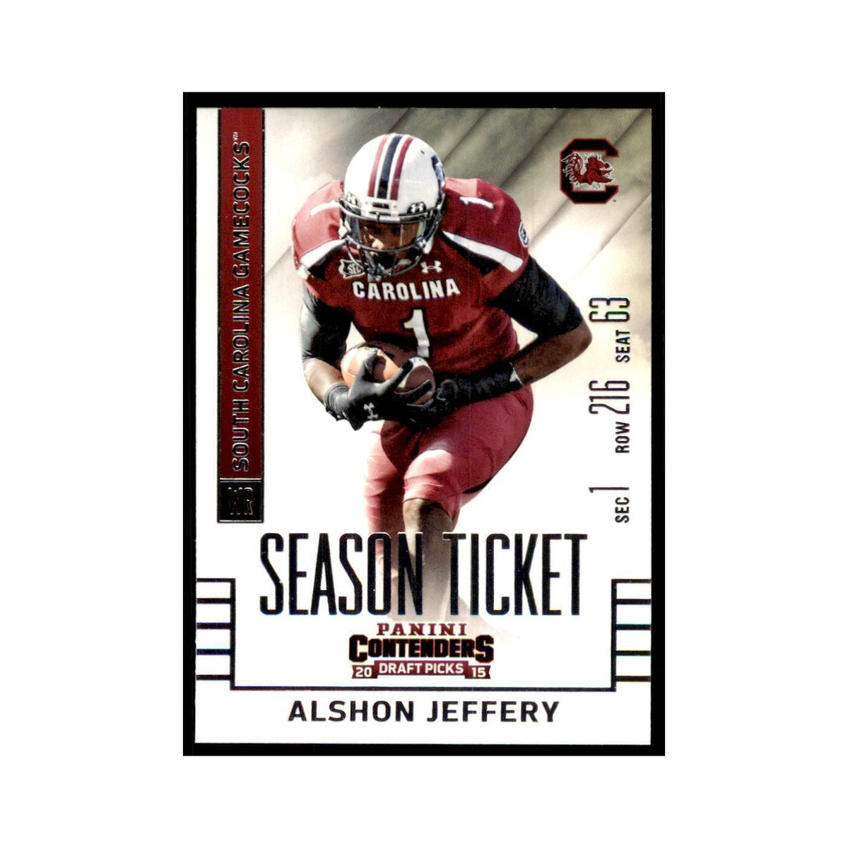 Alshon Jeffery 2015 Panini Contenders Draft Picks #6 Football Cards NM