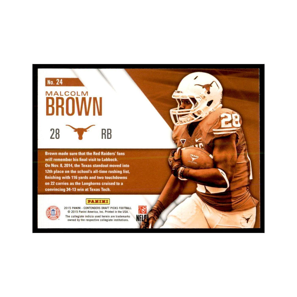 Malcolm Brown 2015 Panini Contenders Draft Picks #24 Football Cards NM