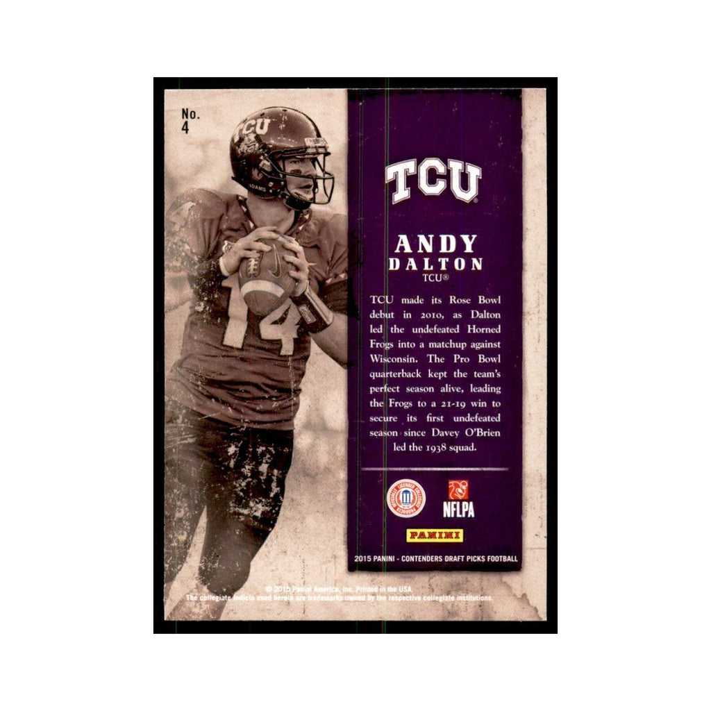 Andy Dalton 2015 Panini Contenders Draft Picks #4 Football Cards NM