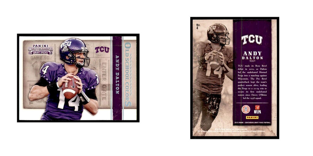 Andy Dalton 2015 Panini Contenders Draft Picks #4 Football Cards NM