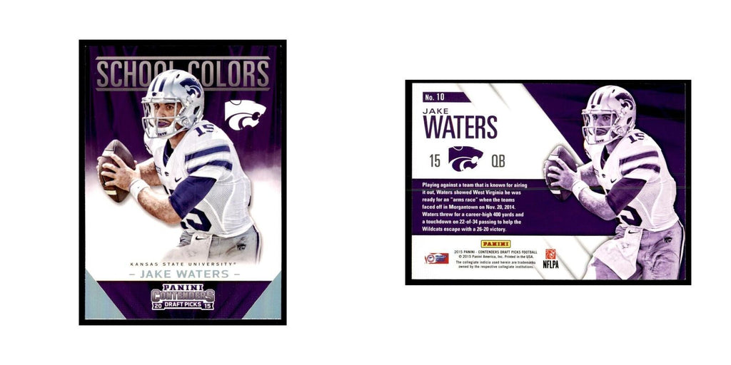 Jake Waters 2015 Panini Contenders Draft Picks #10 Football Cards NM
