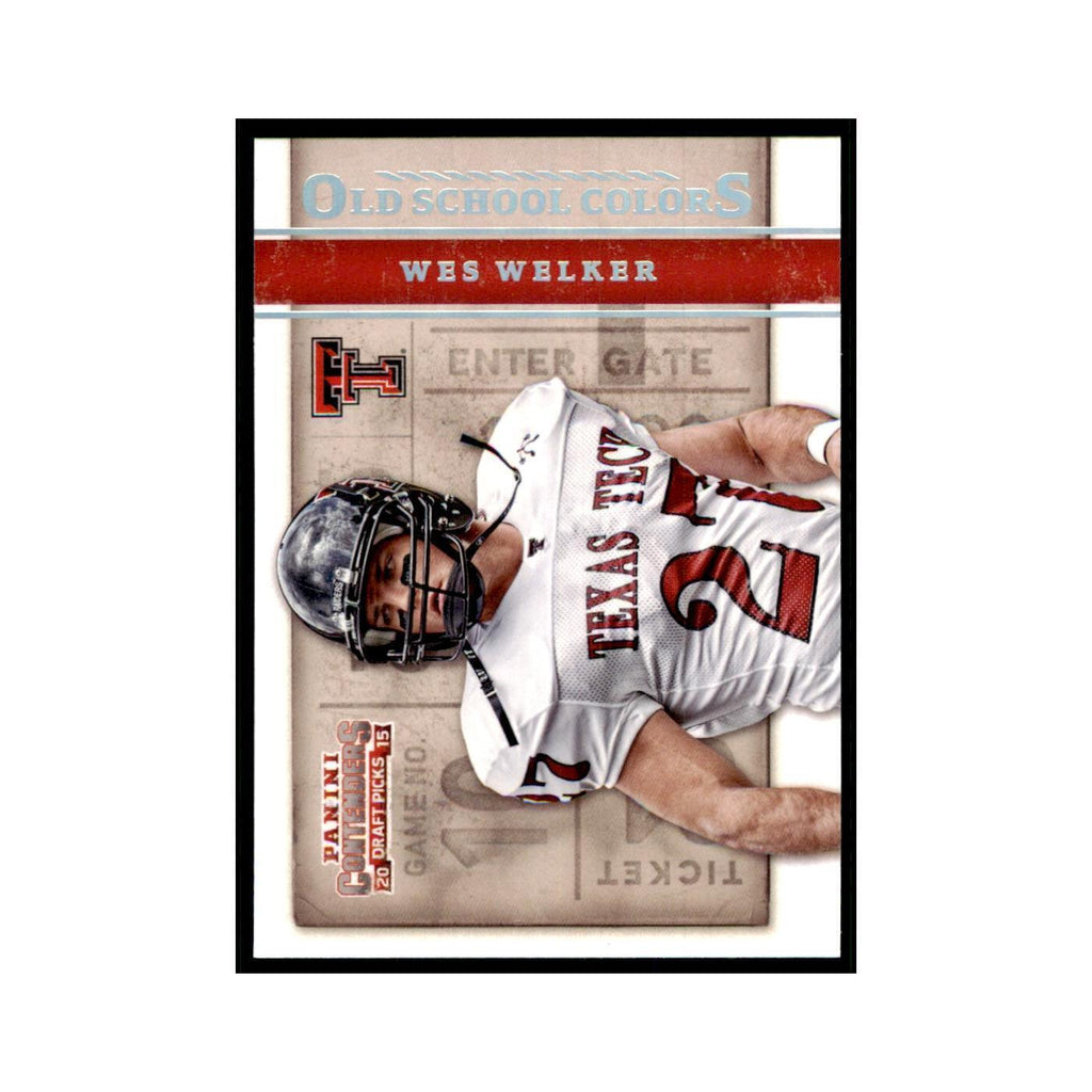 Wes Welker 2015 Panini Contenders Draft Picks #50 Football Cards NM