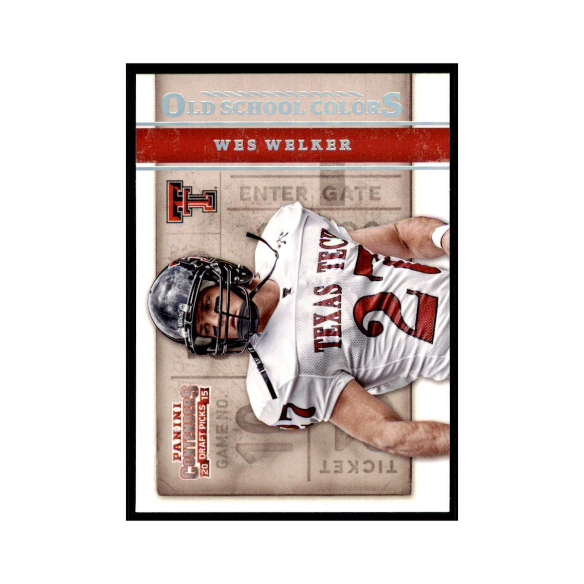 Wes Welker 2015 Panini Contenders Draft Picks #50 Football Cards NM