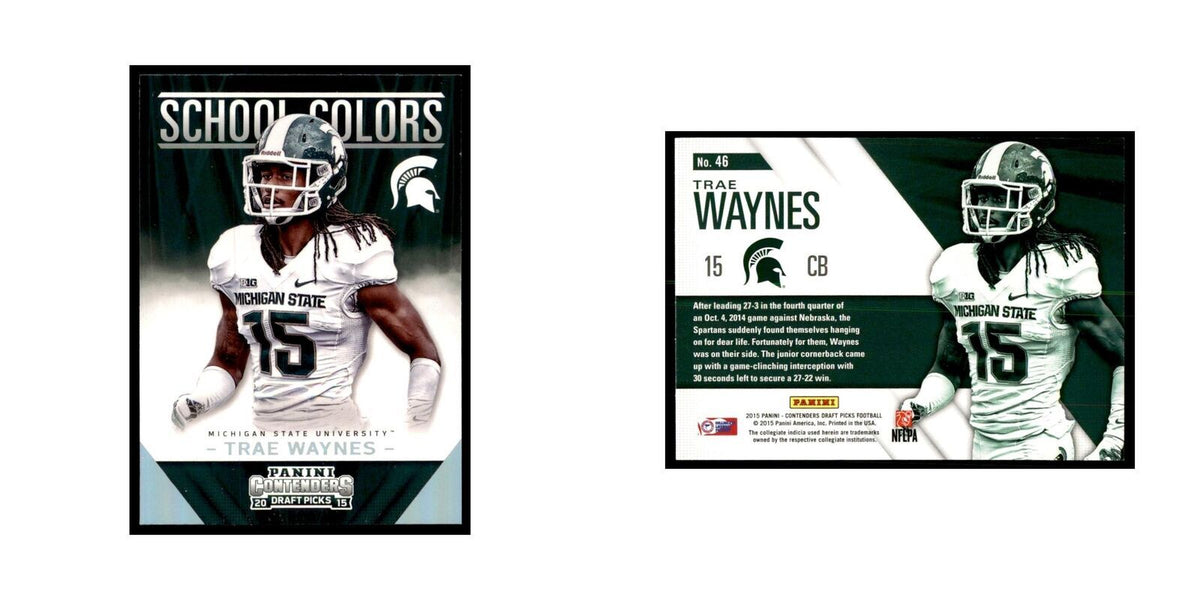 Trae Waynes 2015 Panini Contenders Draft Picks #46 Football Cards NM