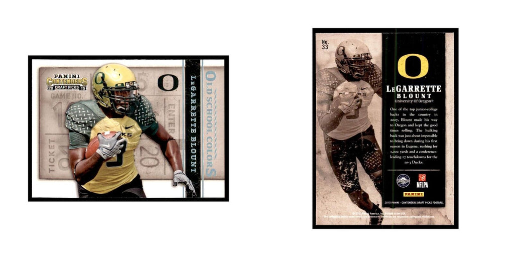 LeGarrette Blount 2015 Panini Contenders Draft Picks #33 Football Cards NM