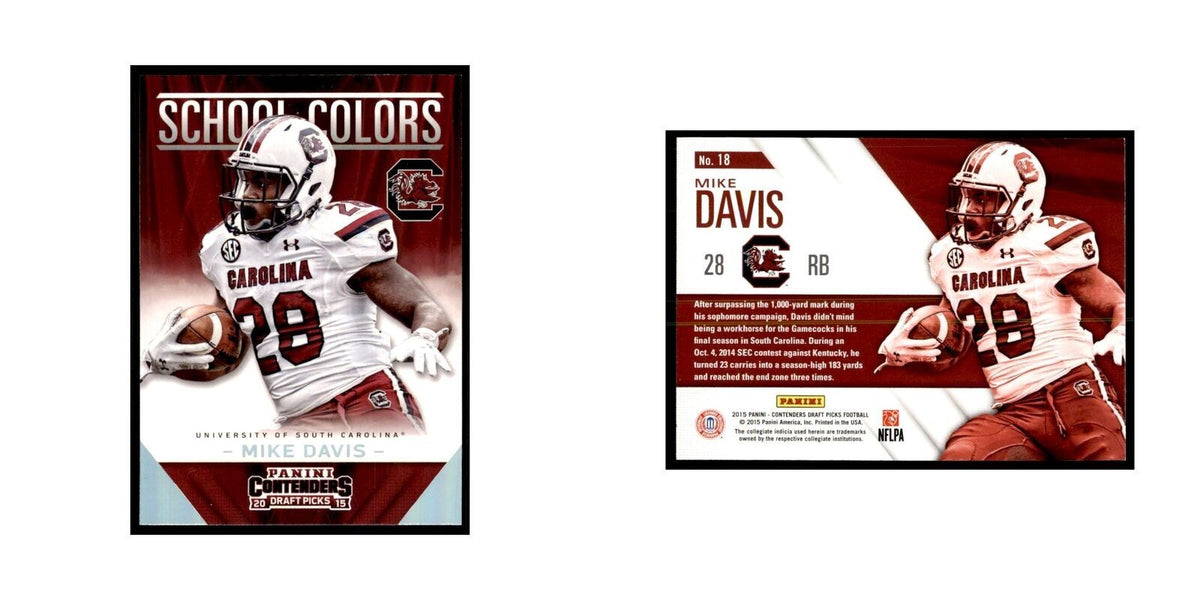 Mike Davis 2015 Panini Contenders Draft Picks #18 Football Cards NM