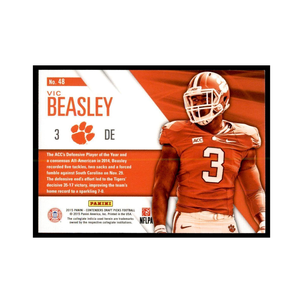 Vic Beasley 2015 Panini Contenders Draft Picks #48 Football Cards NM