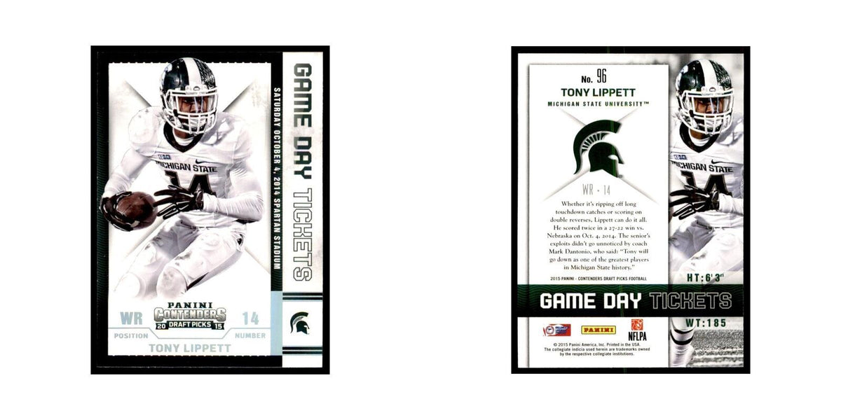 Tony Lippett 2015 Panini Contenders Draft Picks #96 Football Cards NM